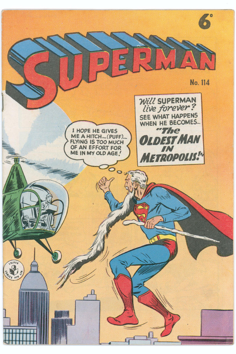 Superman 0114 - Australian/UK Edition - 1959 FN