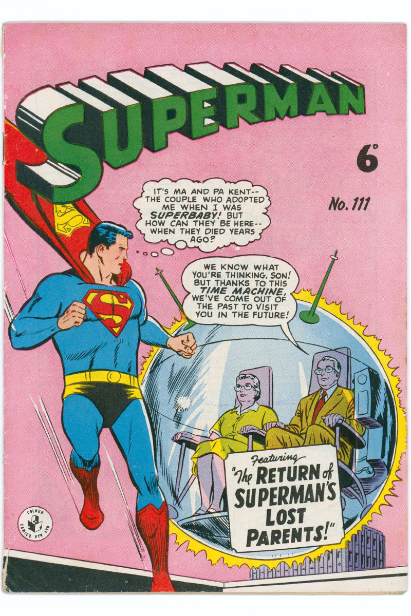 Superman 0111 - Australian/UK Edition - 1959 VG/FN