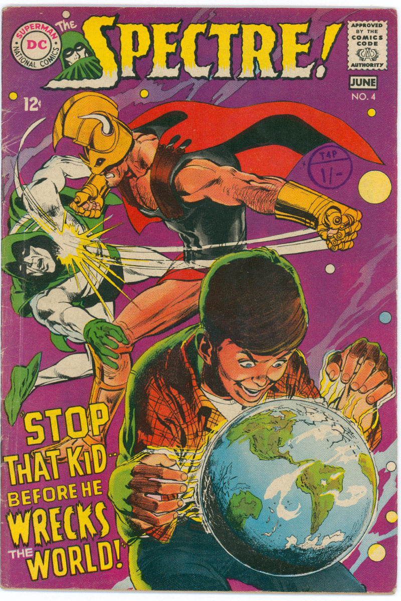 Spectre 004 - Neal Adams Cover - 1968 VG