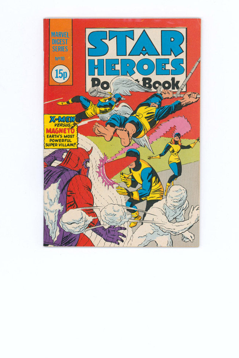 Star Heroes Pocket Book 10 (Reprinting X-Men 001) - UK Edition - 1980 VG+