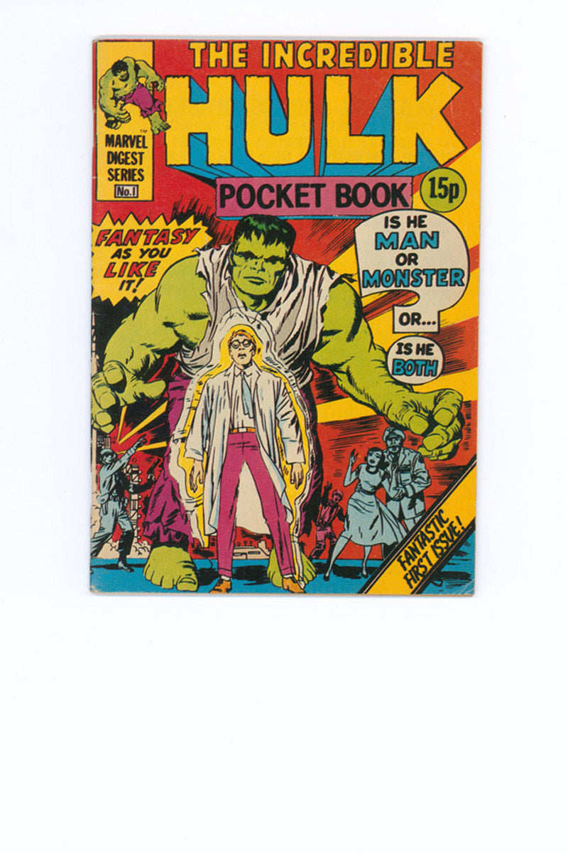 Incredible Hulk Pocket Book 01 - UK Edition - 1980 GD/VG