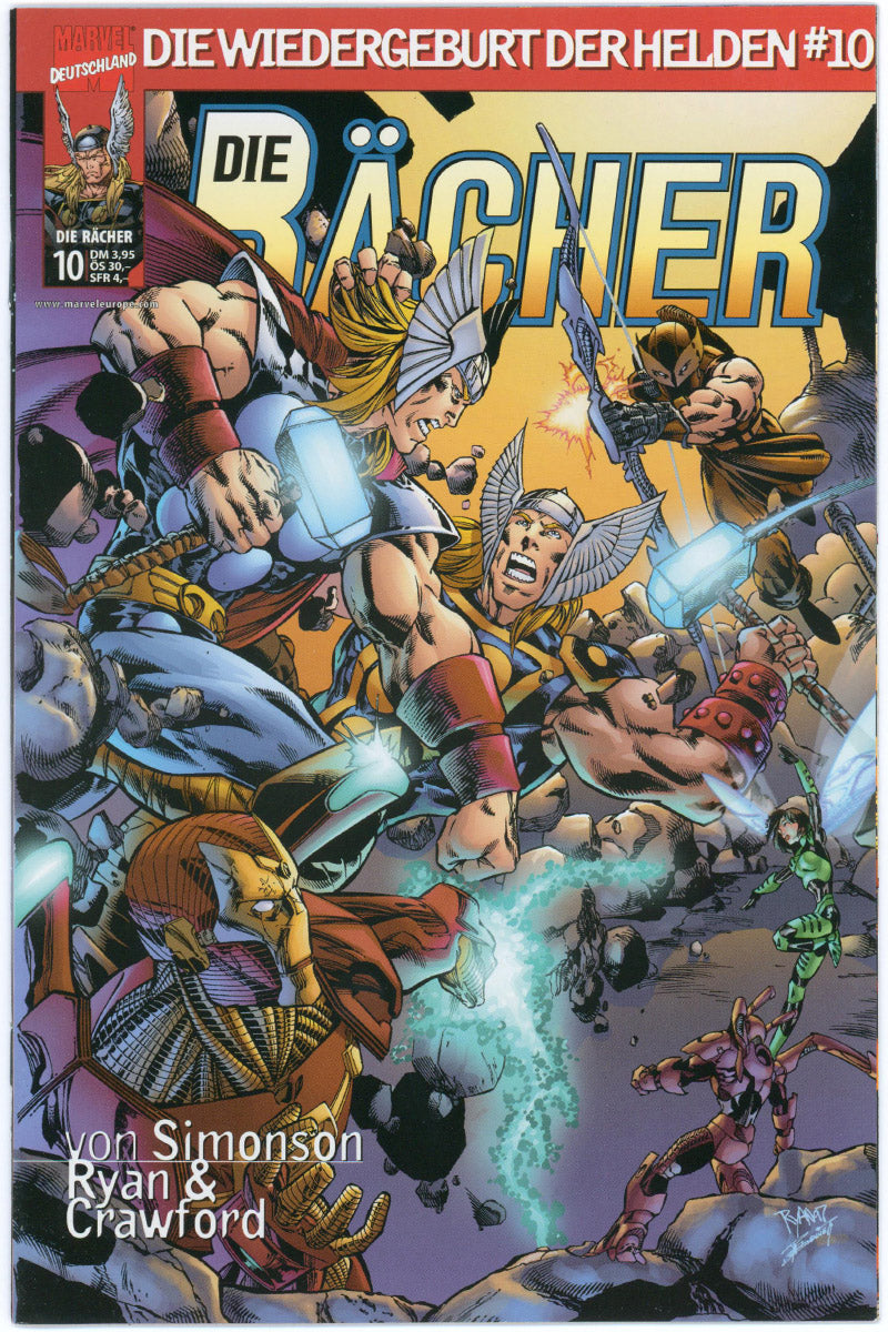 Avengers (Die Rächer) 010 - German Edition - 1999 VF-