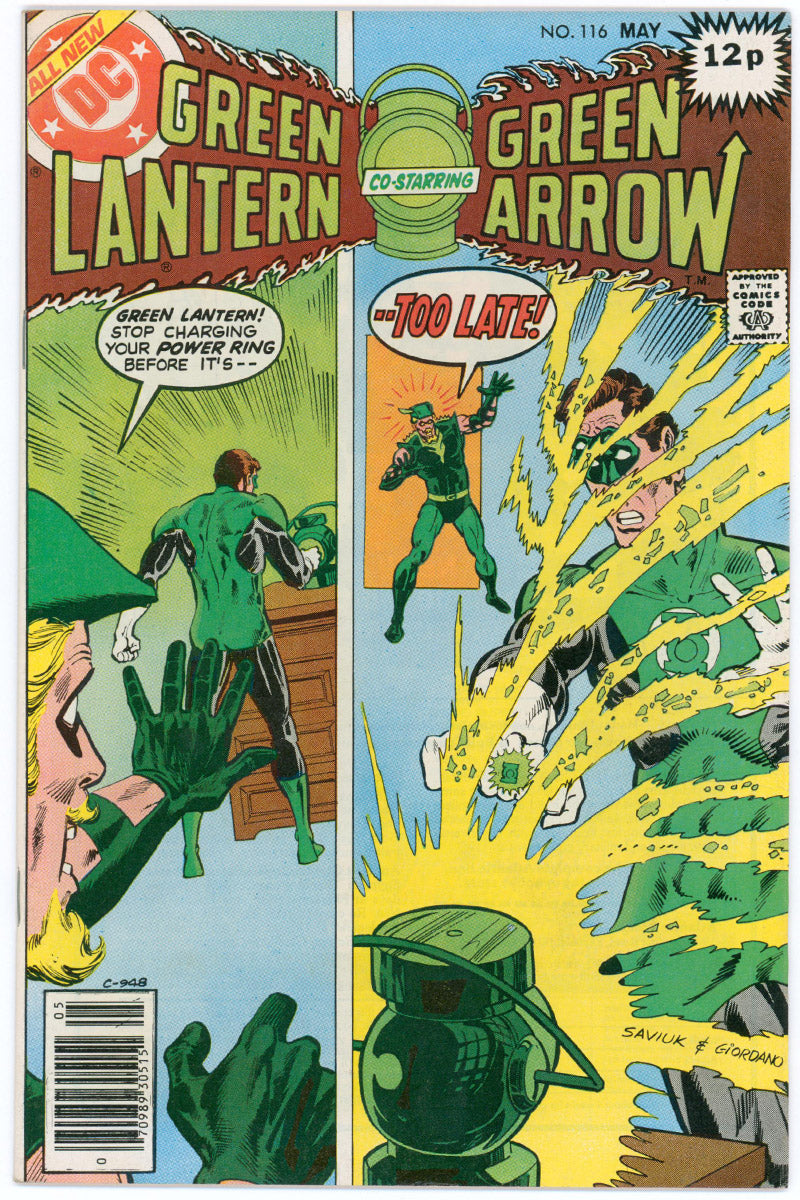 Green Lantern Vol 2. 116 - UK Price Variant - 1979 VF-