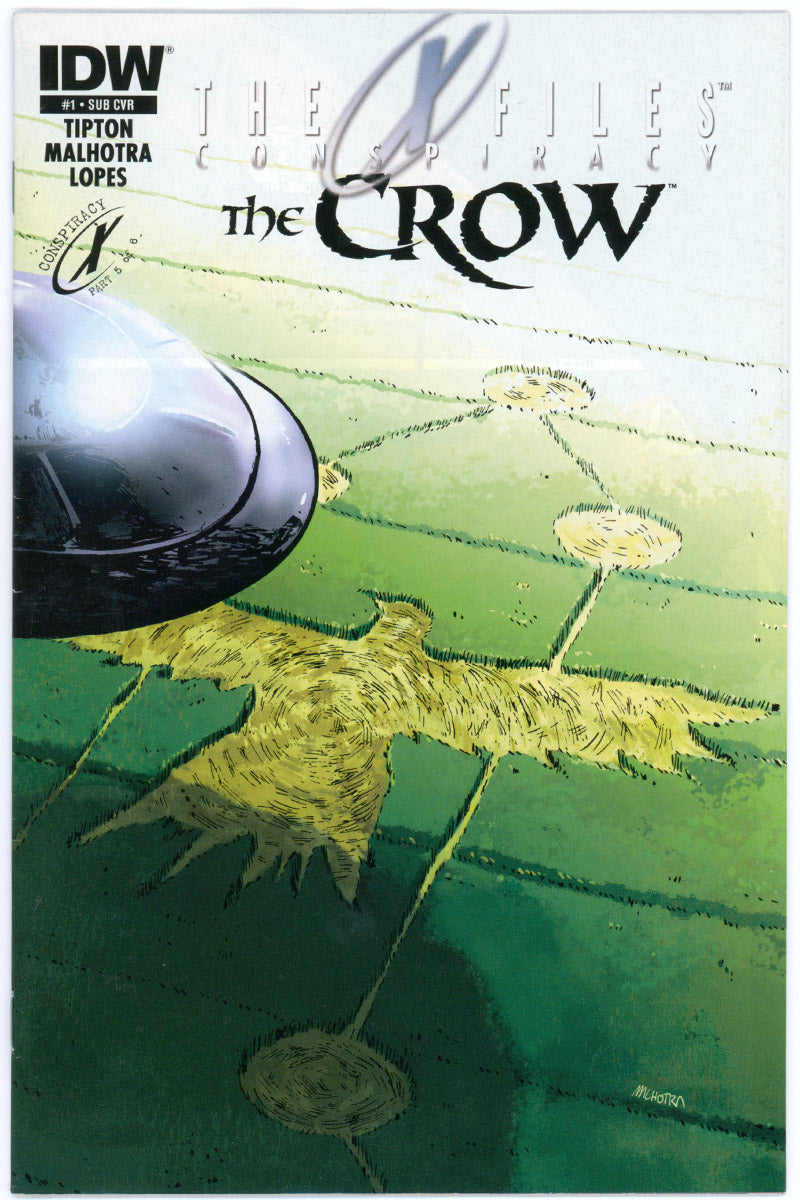 X-Files Conspiracy / The Crow 1 -  Vic Malhotra Subscription Variant - 2014 VF-