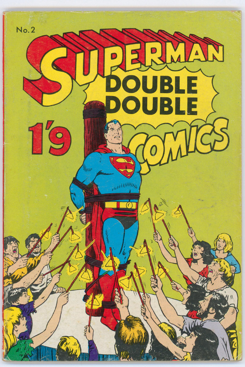 Superman Double Double Comics 2 - British Edition - 1968 VG/FN