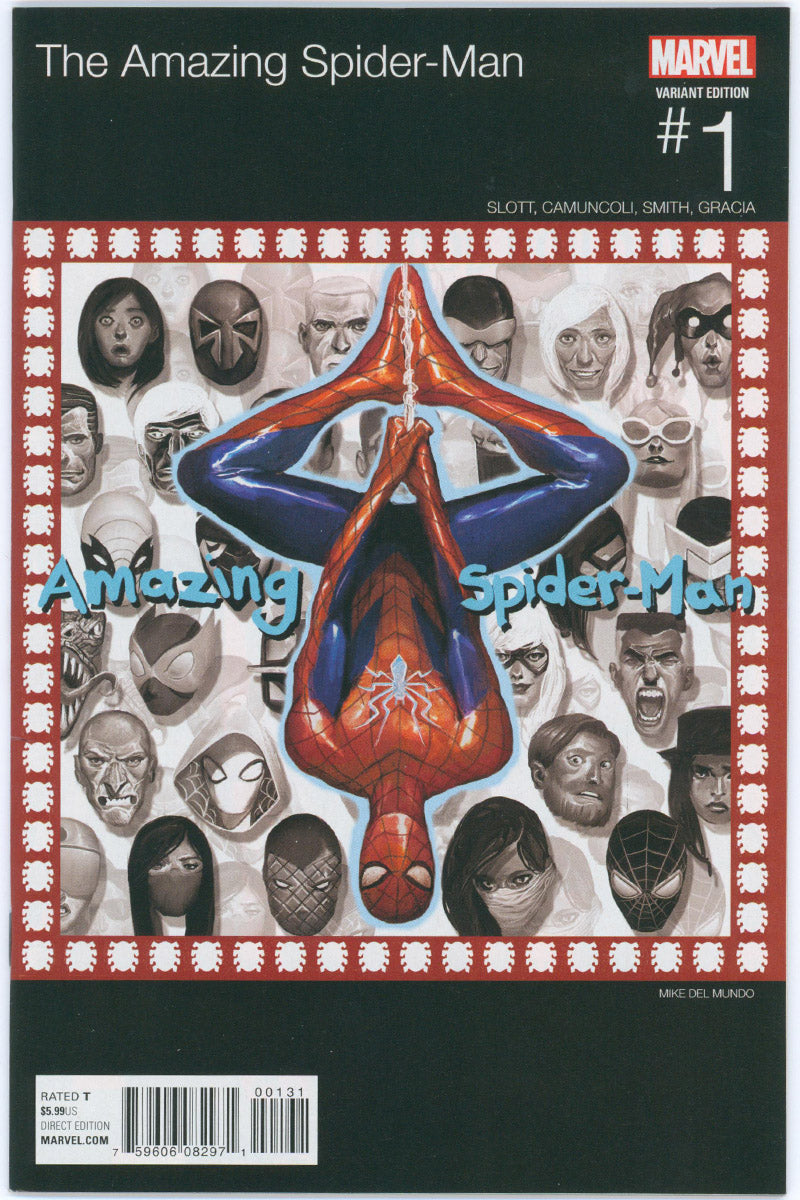 Amazing Spider-Man Vol 4. 001 - Del Mundo Hip-Hop Variant - 2015 VF/NM