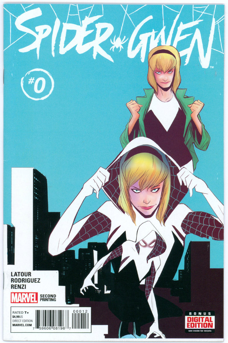 Spider-Gwen Vol 2. 00 - 2nd Print - 2016 VF+