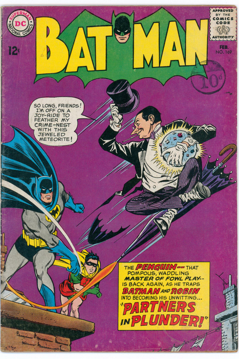 Batman 0169 - 2nd SA App. Penguin - 1965 VG