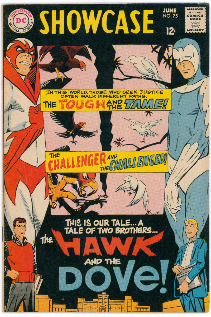 Showcase 075 - 1st App. Hawk & Dove - 1968 FN