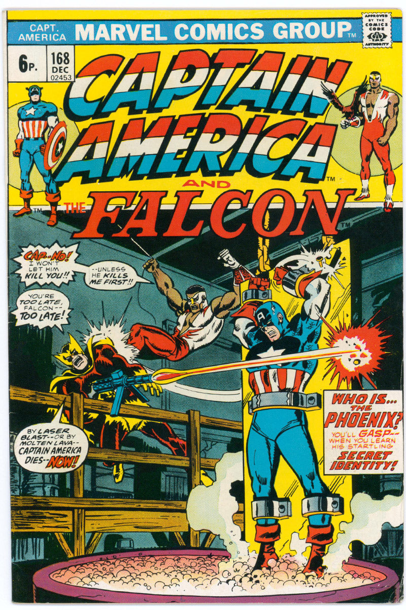 Captain America 168 - 1st App. Baron Helmut Zemo - 1973 FN-