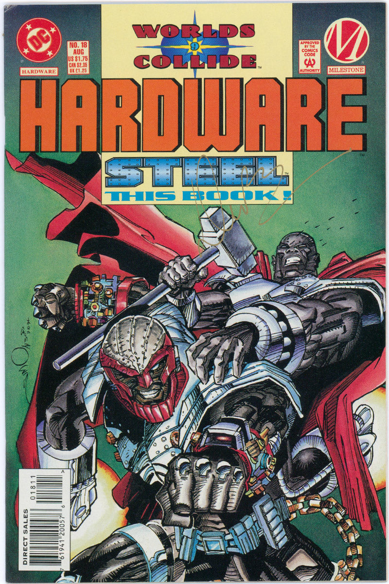 Hardware 18 - Signed By Denys Cowan - 1994 FN+