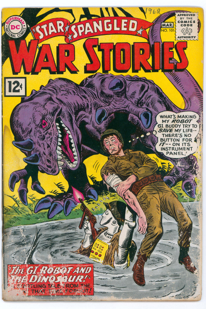 Star Spangled War Stories 101 - G.I. Robot Prototype - 1962 FR/GD