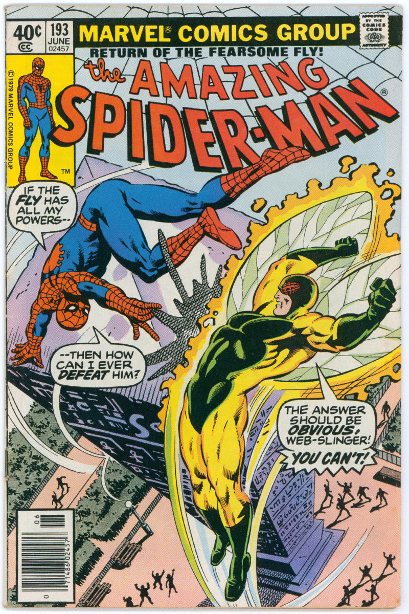 Amazing Spider-Man Vol 1. 193 - Mark Jewelers Insert - 1979 FN