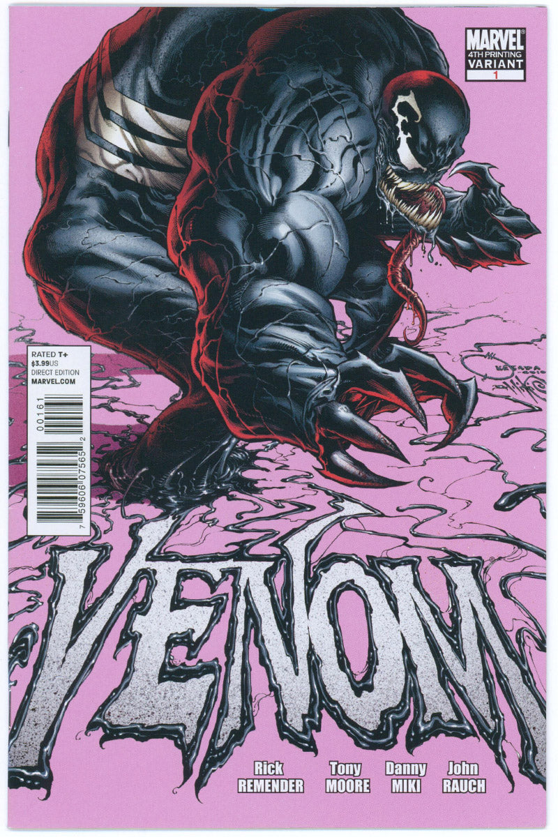 Venom Vol 2. 01 - 4th Print Quesada Variant - 2011 VF-