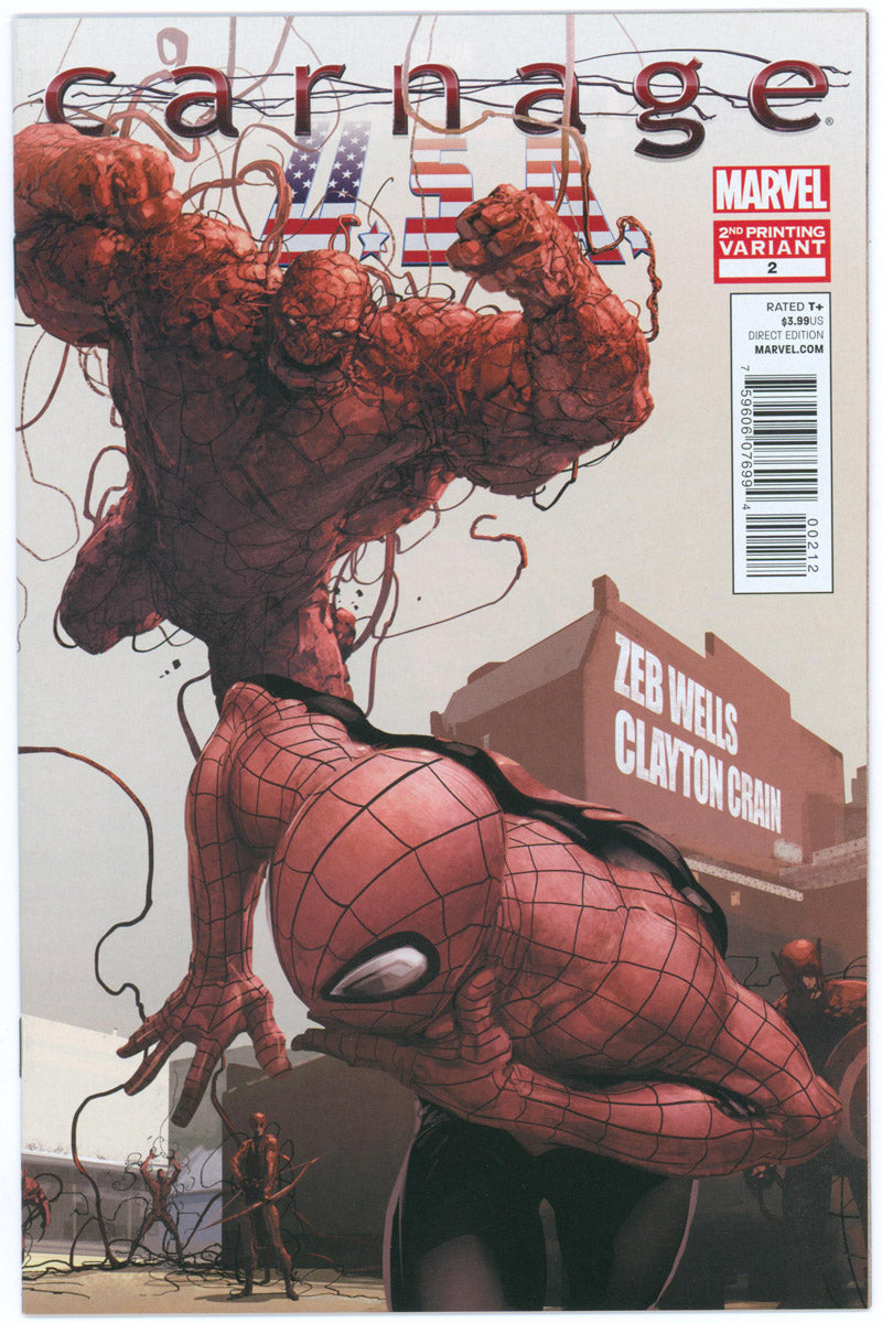 Carnage U.S.A. 2 - 2nd Print Crain Variant - 2012 VF+