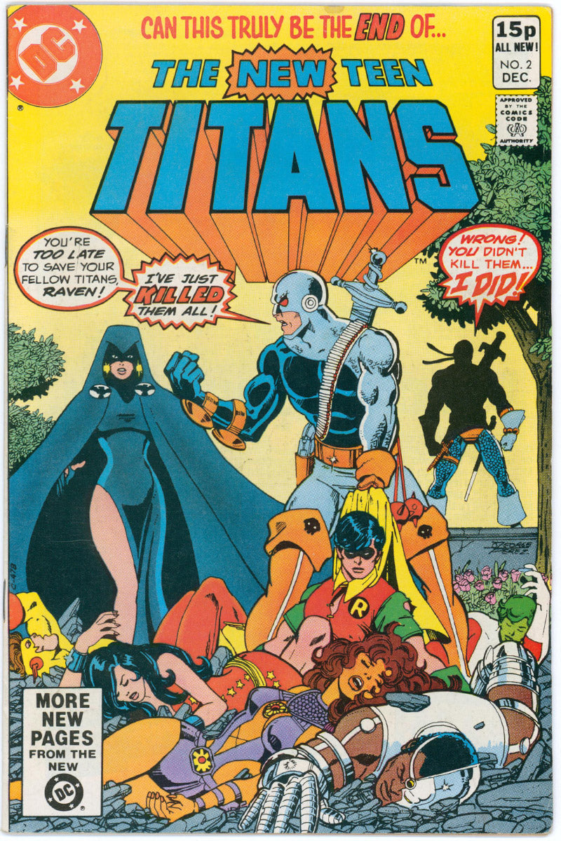 Teen Titans Vol 2. 02 - 1st App. Deathstroke - 1980 FN-