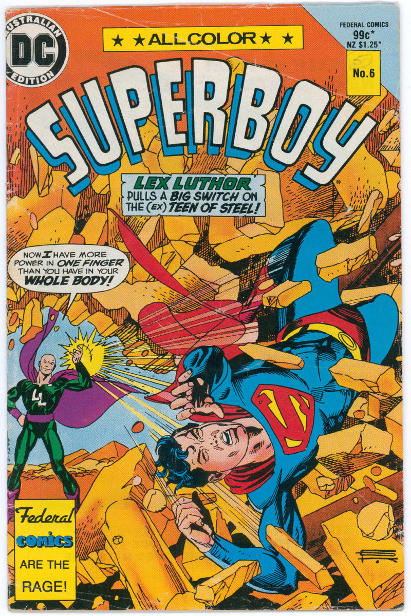 Superboy 06 - Australian Edition - 1985 VG-