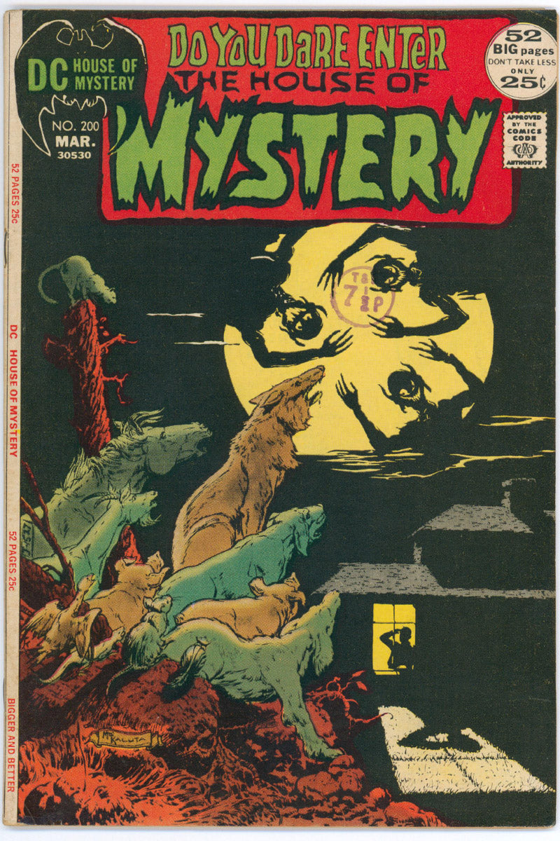 House Of Mystery 200 - Mike Kaluta Cover - 1972 VF-