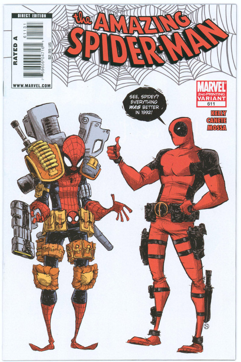 Amazing Spider-Man Vol 2. 611 - Skottie Young Cover 2nd Print - 2010 VF/NM
