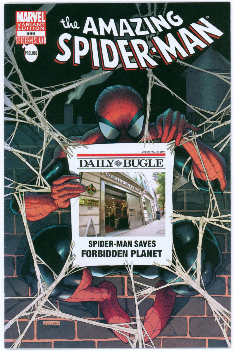 Amazing Spider-Man Vol 2. 666 - Forbidden Planet Daily Bugle Variant - 2011 VF