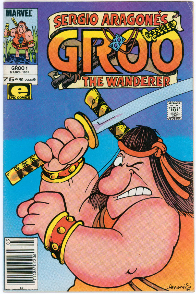 Groo The Wanderer 01 - Newsstand Edition - 1985 FN+