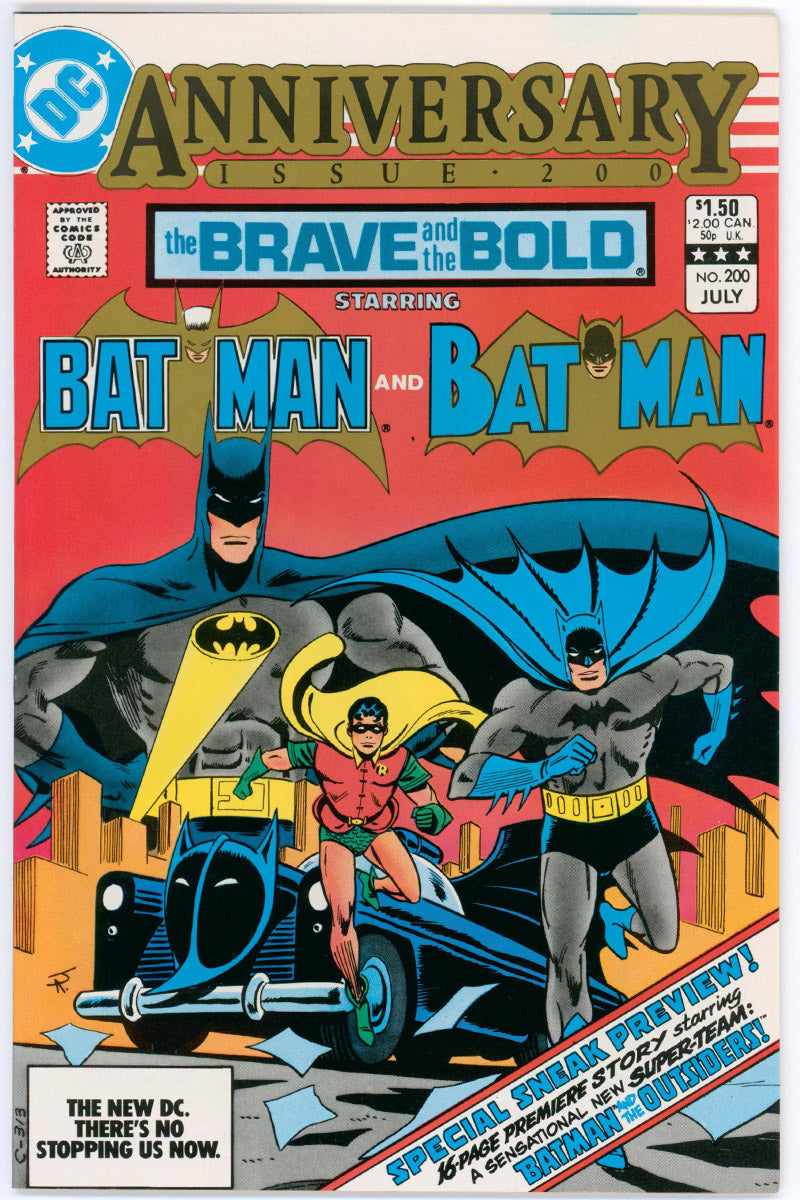 Brave And The Bold 200 - 1st Team App. Batman & The Outsiders - 1983 VF+