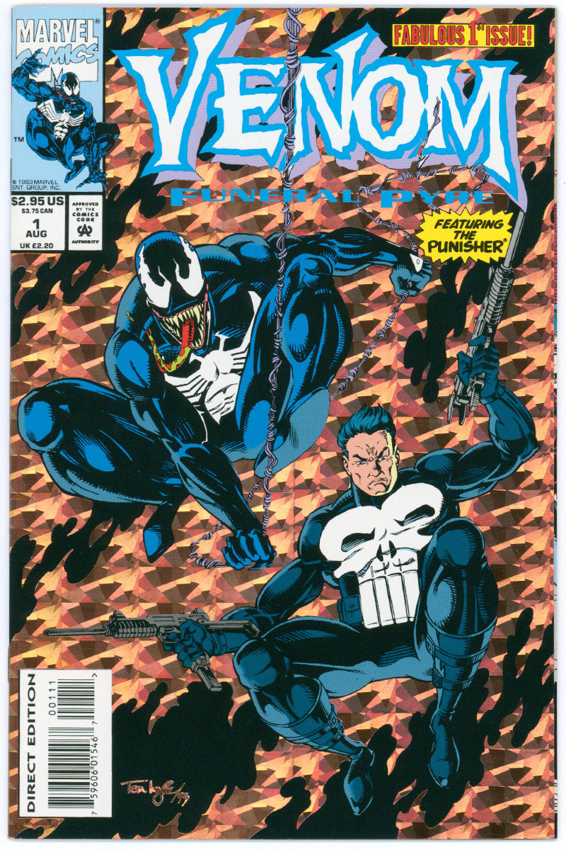 Venom: Funeral Pyre 1 - Prismatic Foil Cover - 1993 NM-