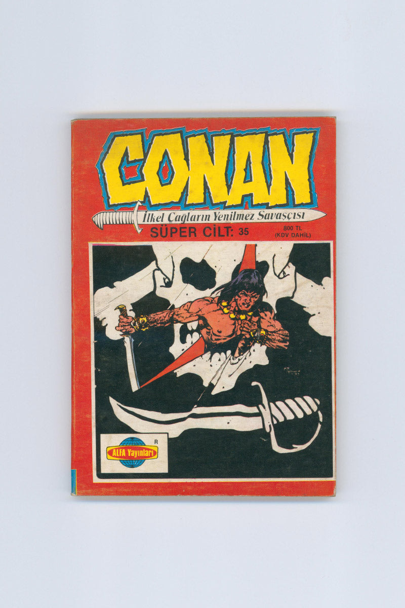 Conan The Barbarian (Conan İlkel Çağların Yenilmez Savaşçısı) 035 - Turkish Edition - 1985 VG+