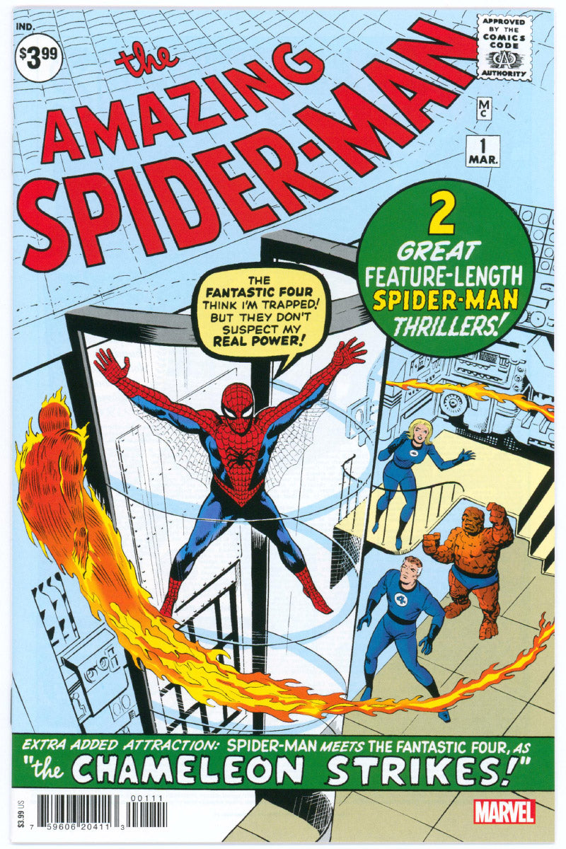 Amazing Spider-Man Vol 1. 001 - Facsimile Edition - 2022 NM
