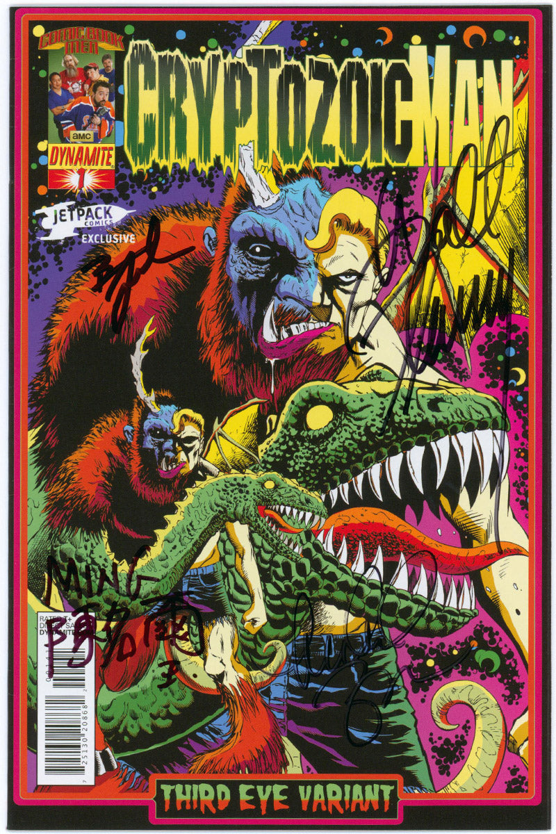 Cryptozoic Man 1 - Third Eye Variant 4x Signed by The Comic Book Men - 2013 NM-