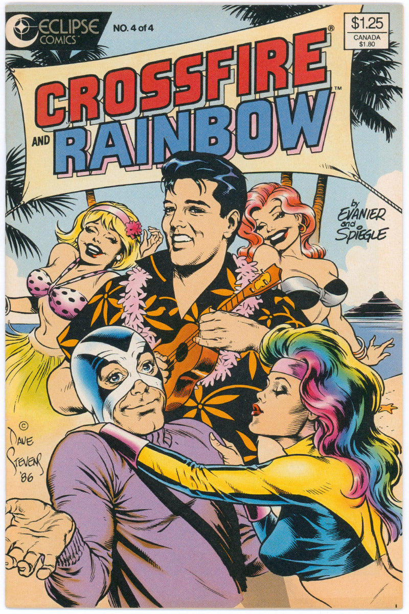 Crossfire & Rainbow 4 - Dave Stevens Cover - 1986 VF/NM
