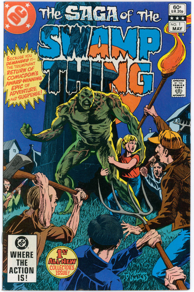 Swamp Thing Vol 2. 001 - Origin of Swamp Thing Retold - 1982 VF/NM
