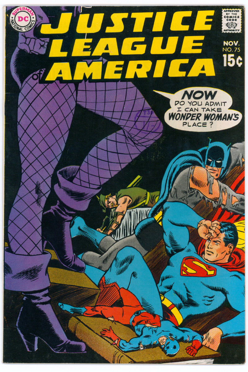 Justice League Of America 075 - 1st App. 2nd Black Canary - 1969 VF-