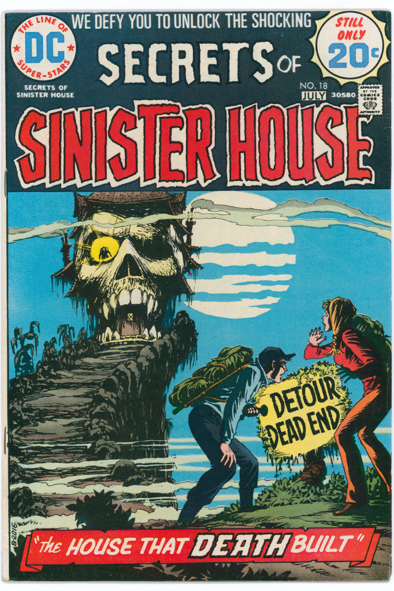 Secrets Of Sinister House 18 - Final Issue - 1974 VF