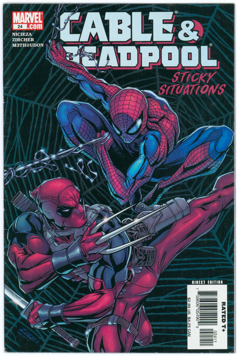 Cable & Deadpool 24 - 1st Meeting of Deadpool & Spider-Man - 2006 FN/VF
