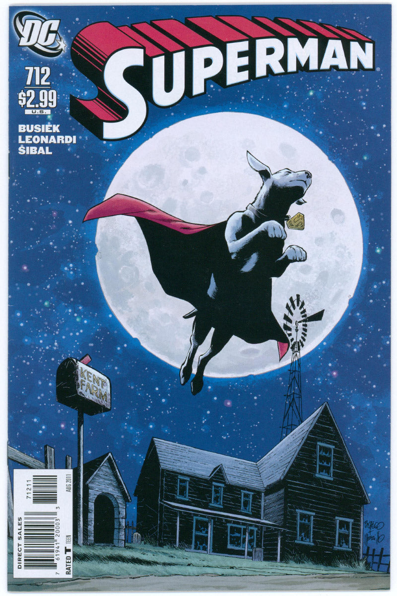 Superman Vol 1. 712 - Krypto Solo Story - 2011 VF+
