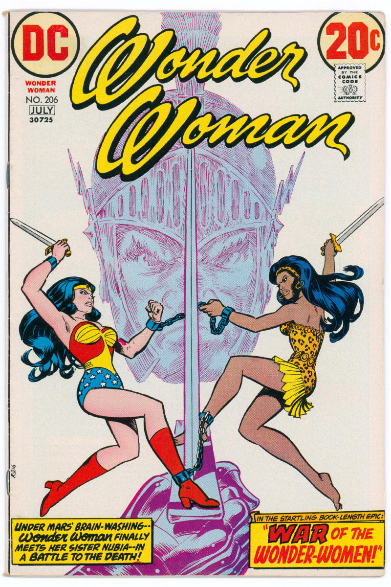 Wonder Woman Vol 1. 206 - 3rd App. & Origin of Nubia - 1973 VF-