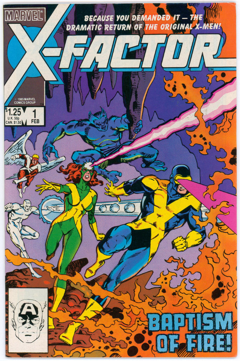 X-Factor 001 - 1st Team App. X-Factor - 1986 VF-
