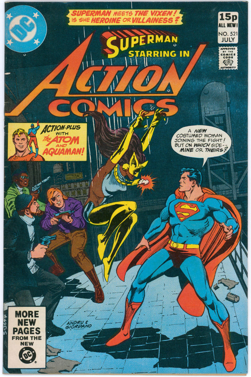 Action Comics 0521 - 1st App. Vixen - 1981 VG+