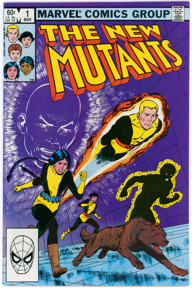 New Mutants 001 - 3rd Team App. New Mutants - 1983 VF