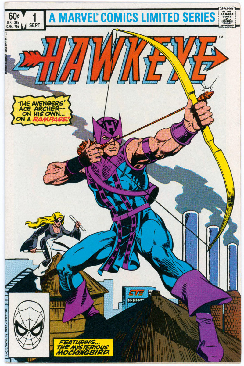Hawkeye 1 - Origin of Hawkeye & Mockingbird - 1983 VF