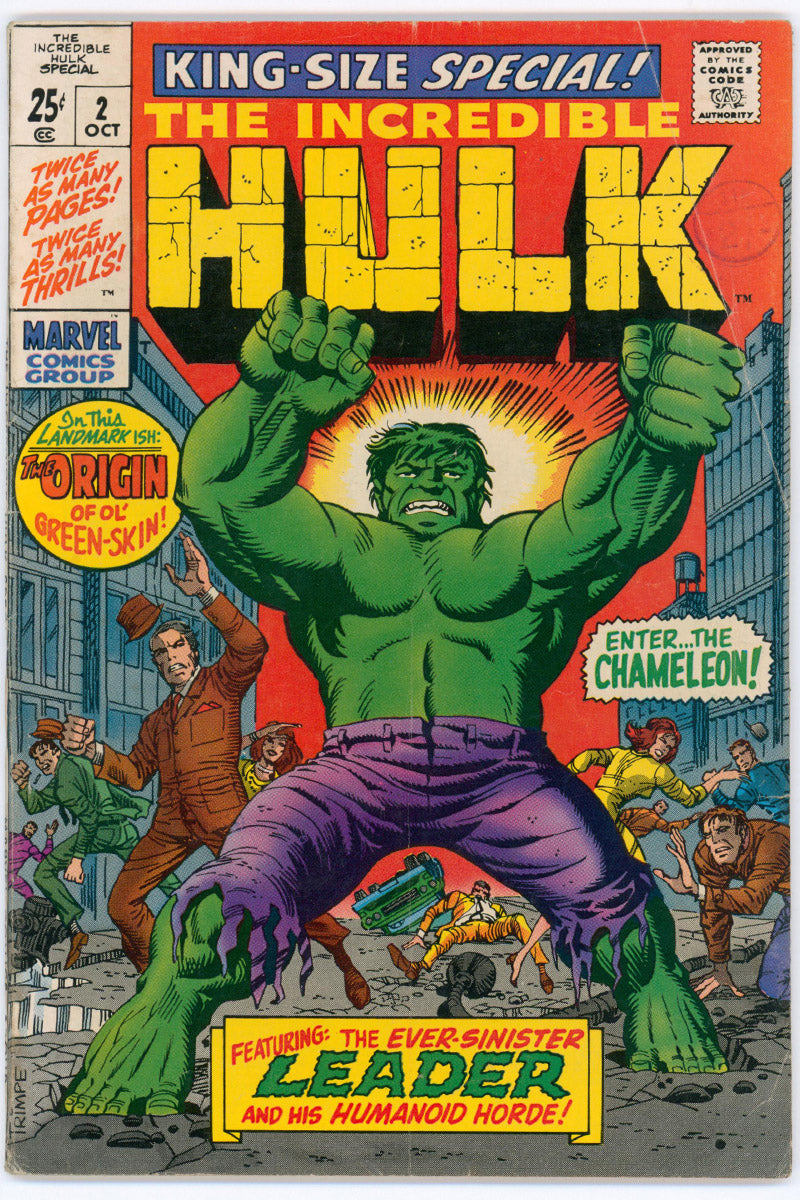 Incredible Hulk Annual 02 - Origin of the Hulk Retold - 1969 VG+