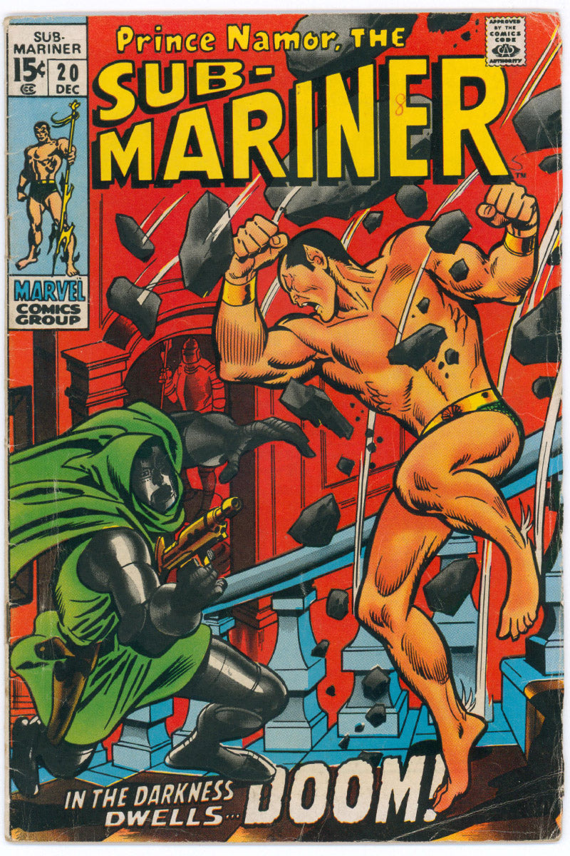 Sub-Mariner 020 - 1st Battle With Doctor Doom - 1969 VG