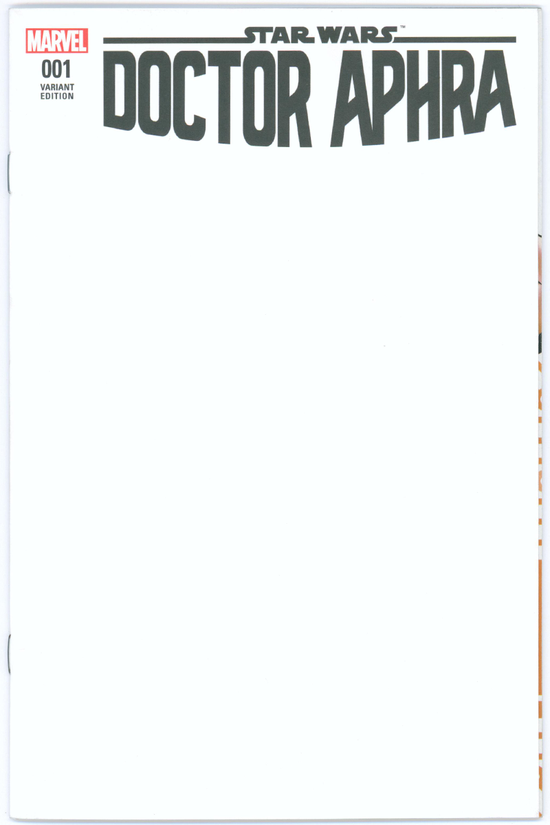 Star Wars: Doctor Aphra 01 - Blank Variant - 2017 VF+