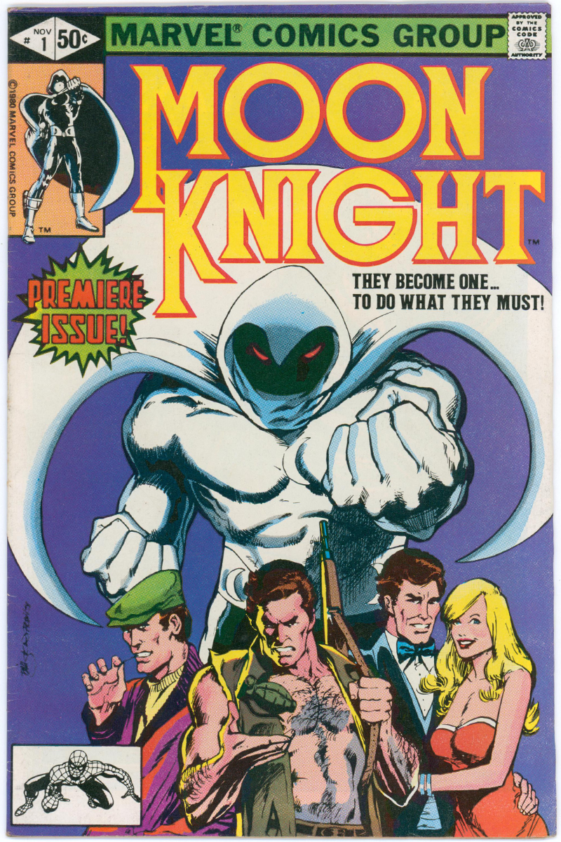 Moon Knight 01 - 1st App. Bushman - 1980 FN-