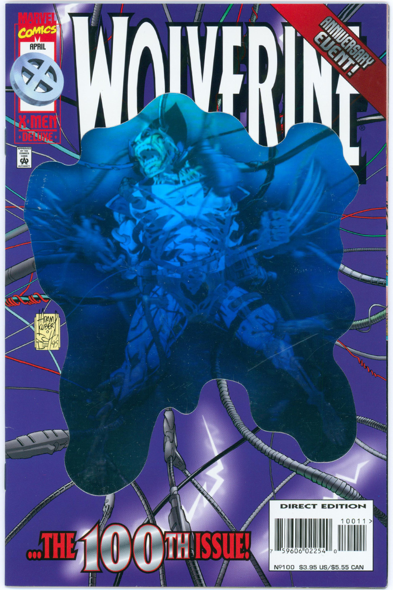 Wolverine 100 - Holographic Cover - 1996 VF/NM