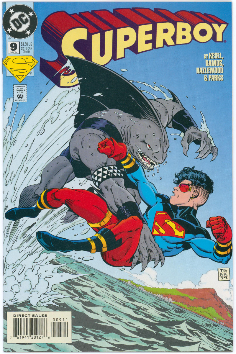 Superboy Vol 3. 09 - 1st Full App. King Shark - 1994 VF/NM