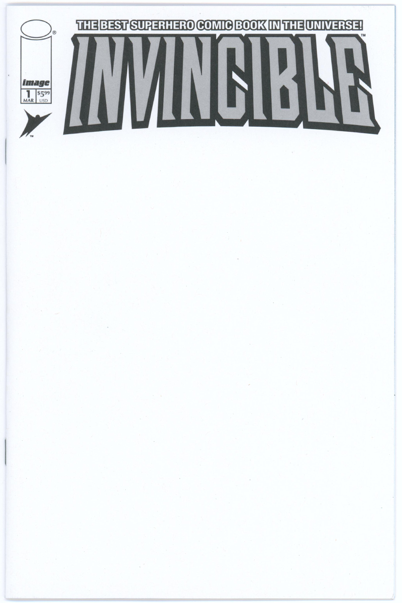 Invincible 001 - Facsimile Edition Blank Variant - 2026 NM
