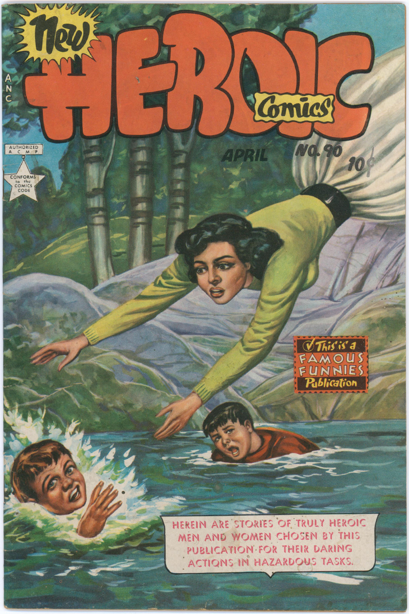 New Heroic Comics 90 - 1954 VG-