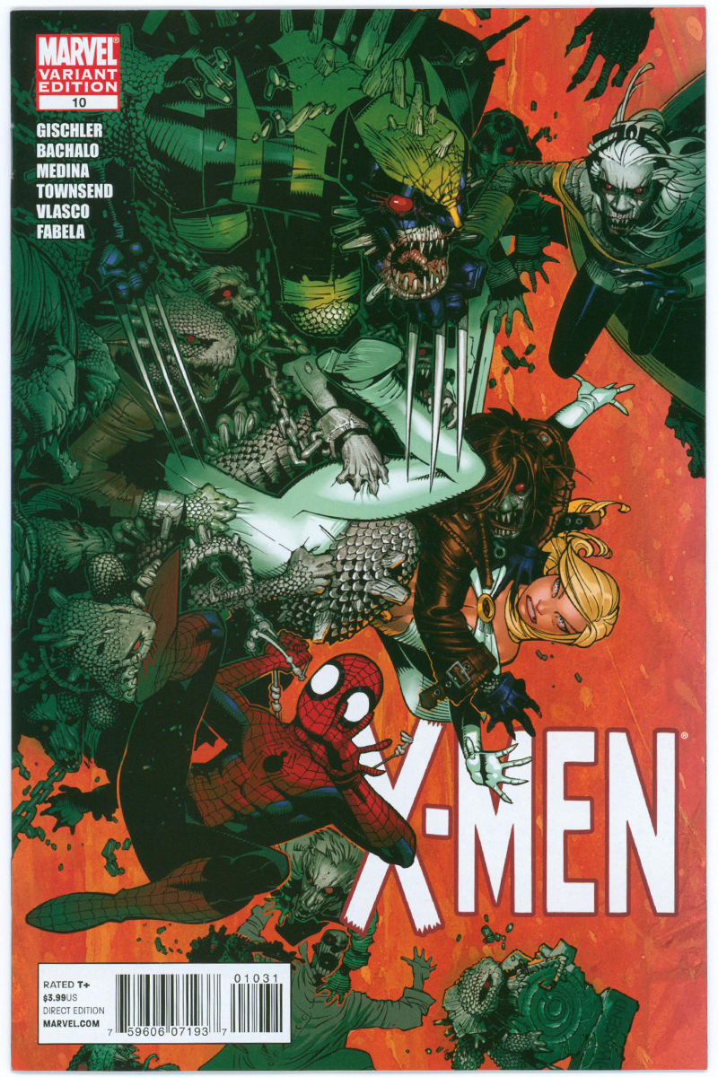 X-Men Vol 3. 10 - 1:15 Bachalo Variant - 2011 NM
